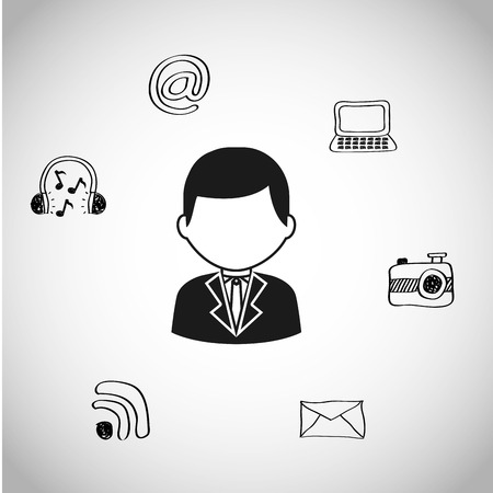 social media design, vector illustration eps10 graphicのイラスト素材