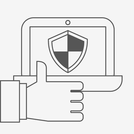 business security design, vector illustration eps10 graphicのイラスト素材