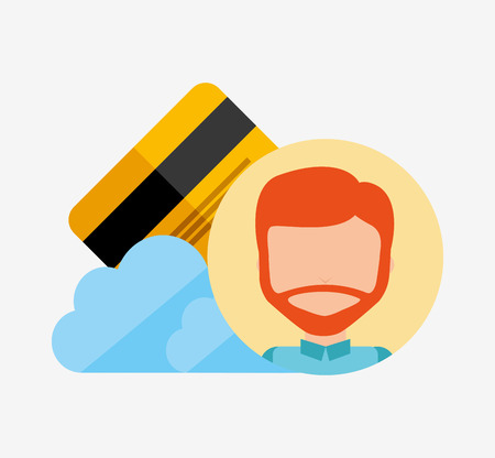 cloud computing design, vector illustration eps10 graphicのイラスト素材