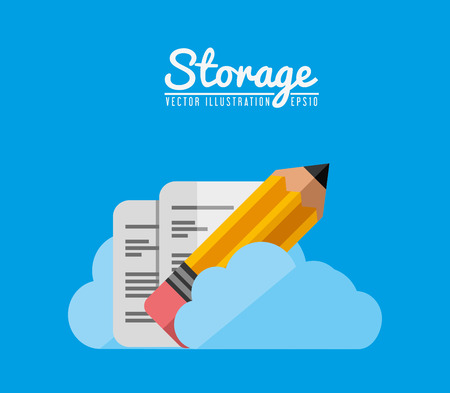 storage center design, vector illustration eps10 graphicのイラスト素材