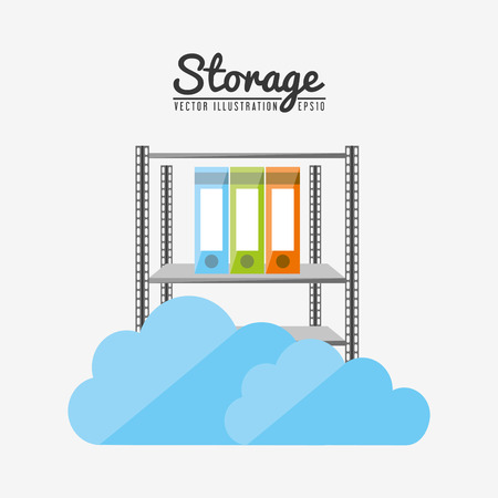 storage center design, vector illustration eps10 graphicのイラスト素材