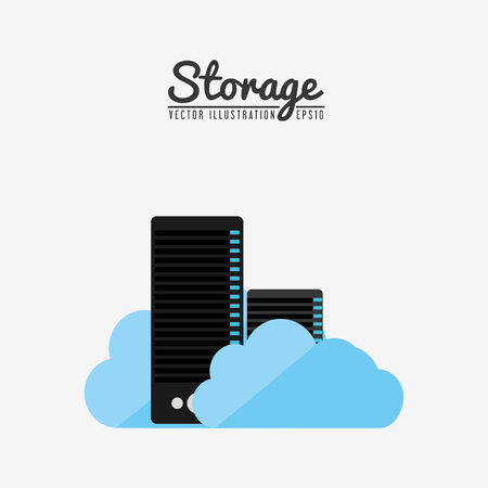 storage center design, vector illustration eps10 graphicのイラスト素材