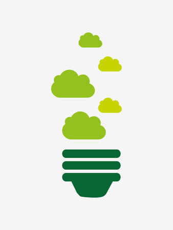 ecological mind design, vector illustration eps10 graphicのイラスト素材