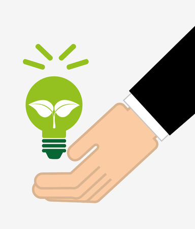 ecological mind design, vector illustration eps10 graphicのイラスト素材