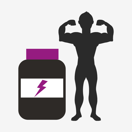 healthy lifestyle design, vector illustration eps10 graphicのイラスト素材