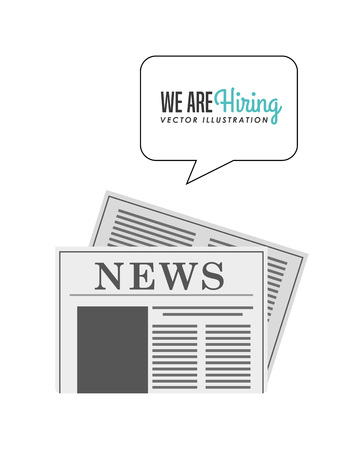 hiring workers design, vector illustration eps10 graphicのイラスト素材