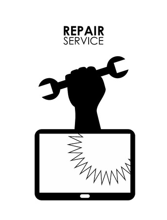 repair service design, vector illustration eps10 graphicのイラスト素材