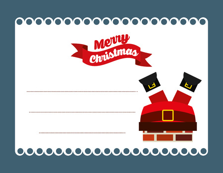 happy merry christmas design, vector illustration eps10 graphicのイラスト素材