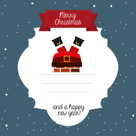 happy merry christmas design, vector illustration eps10 graphicのイラスト素材