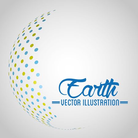 earth planet designのイラスト素材