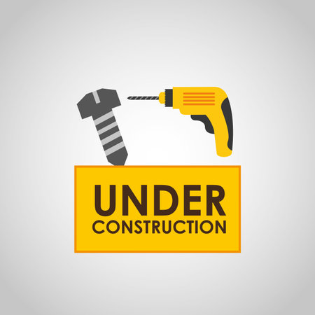 under construction designのイラスト素材