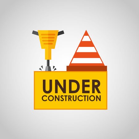 under construction designのイラスト素材
