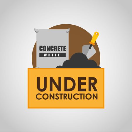 under construction design, vector illustration eps10 graphicのイラスト素材