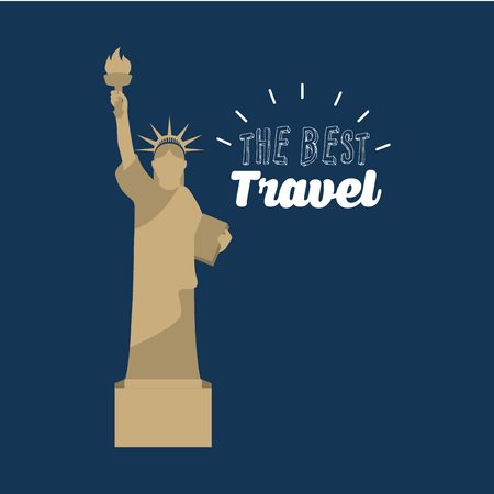 the best travel design, vector illustration eps10 graphicのイラスト素材