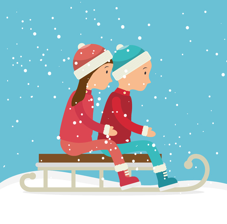 Winter sport and fashion wear graphic design, vector illustration eps10のイラスト素材
