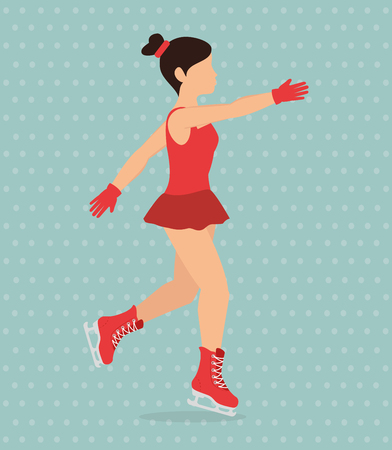 Winter sport and fashion wear graphic design, vector illustration eps10のイラスト素材