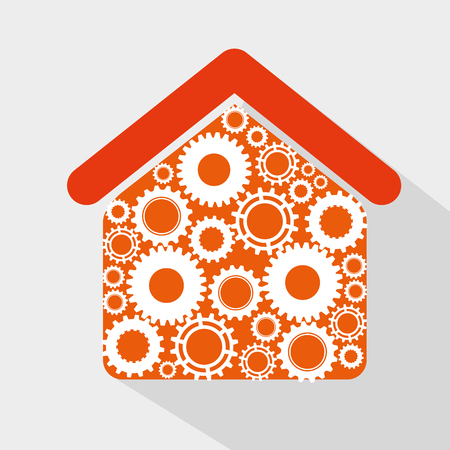 Gears, cogs or wheels graphic icons design, vector illustration eps10のイラスト素材