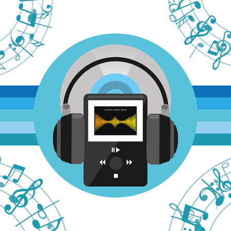 Music concept with icons design, vector illustration 10 eps graphicのイラスト素材