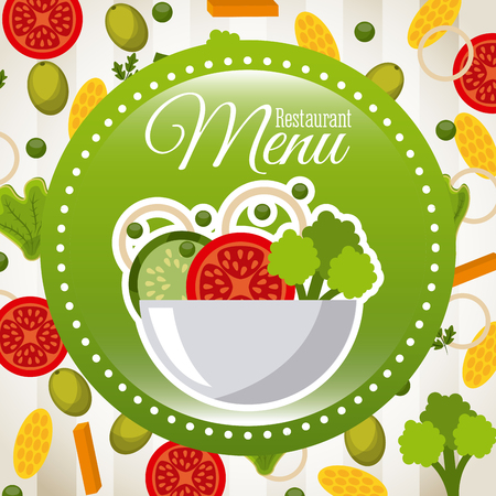Menu concept with food  icons design, vector illustration 10 eps graphicのイラスト素材