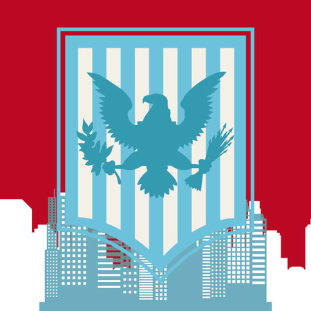 United States concept with New York design, vector illustration 10 eps graphicのイラスト素材