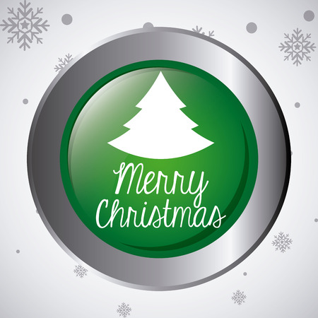 Merry christmas concept with decoration icons design, vector illustration 10 eps graphicのイラスト素材