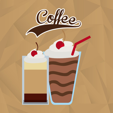 Drinks concept with glasses icons design, vector illustration 10 eps graphicのイラスト素材