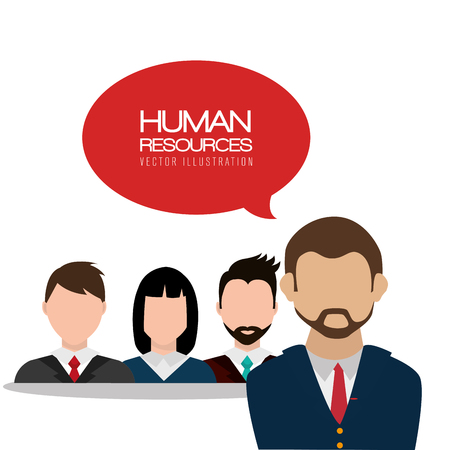 Find person to get a job graphic design, vector illustration eps10のイラスト素材