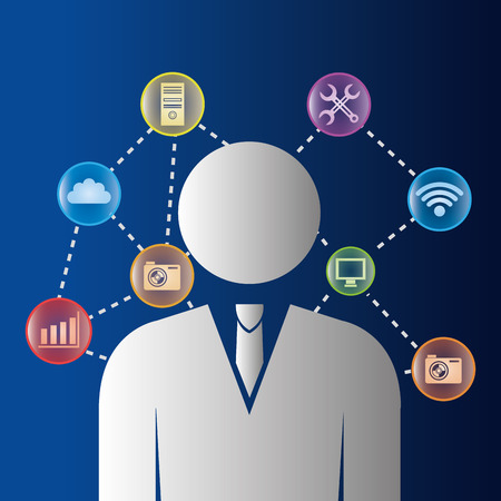 Security System and technologies graphic design, vector illustration eps10のイラスト素材