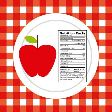 nutrition concept design, vector illustration eps10 graphicのイラスト素材