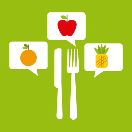 nutritional food design, vector illustration eps10 graphicのイラスト素材