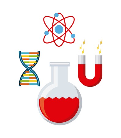 laboratory supplies design, vector illustration eps10 graphicのイラスト素材