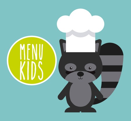 kids menu design, vector illustration eps10 graphicのイラスト素材