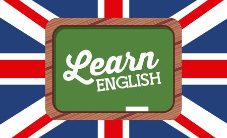 learn english design, vector illustration eps10 graphicのイラスト素材