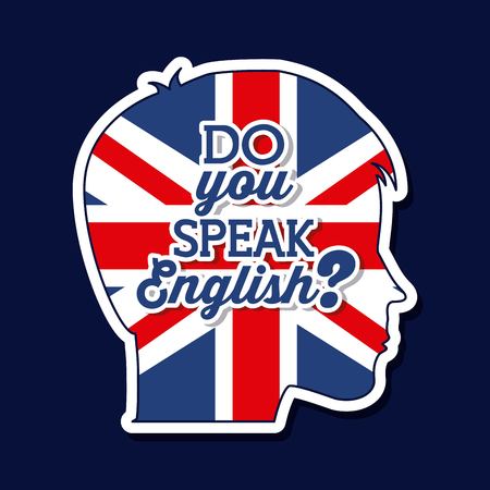 learn english design, vector illustration eps10 graphicのイラスト素材