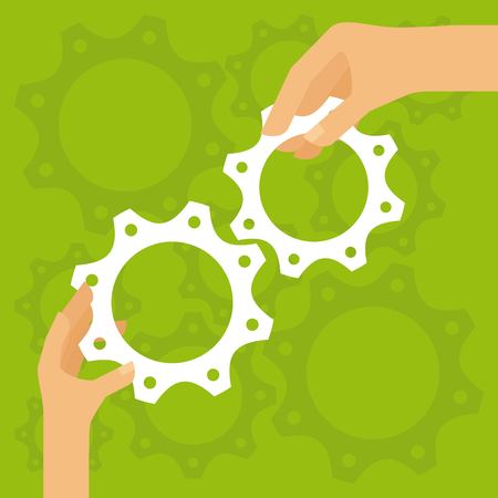 colaborative people design, vector illustration eps10 graphicのイラスト素材