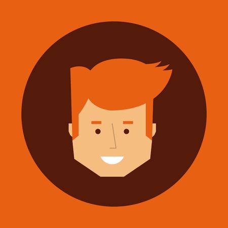 head man design, vector illustration eps10 graphicのイラスト素材