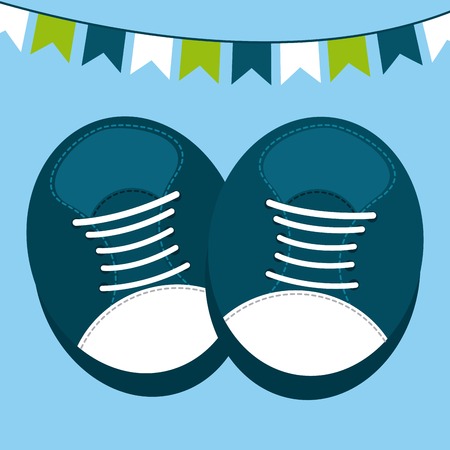 baby shower design, vector illustration eps10 graphicのイラスト素材