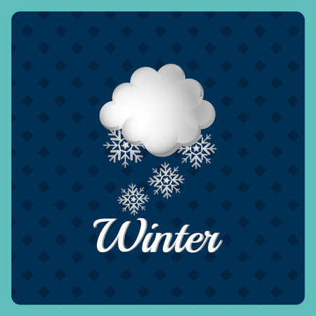 winter season design, vector illustration eps10 graphicのイラスト素材