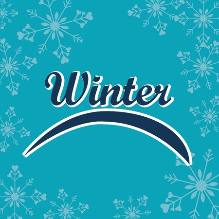 winter season design, vector illustration eps10 graphicのイラスト素材