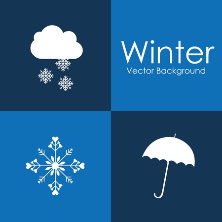 winter season design, vector illustration eps10 graphicのイラスト素材