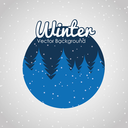 winter season design, vector illustration eps10 graphicのイラスト素材