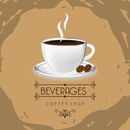 delicious coffee design, vector illustration eps10 graphicのイラスト素材
