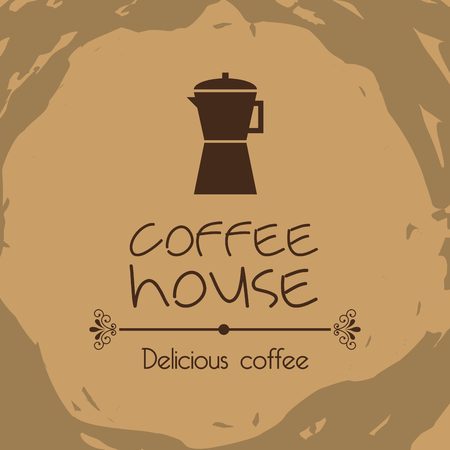 delicious coffee design, vector illustration eps10 graphicのイラスト素材