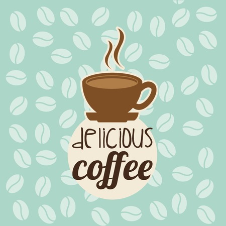 delicious coffee design, vector illustration eps10 graphicのイラスト素材