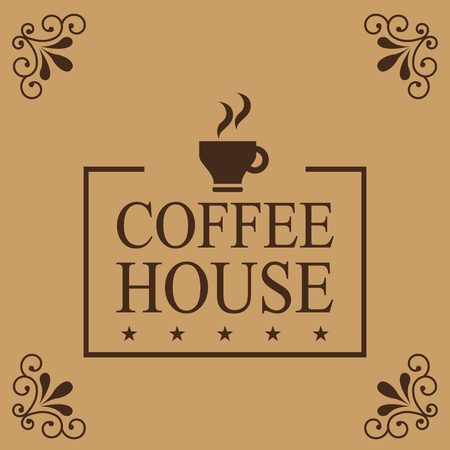 delicious coffee design, vector illustration eps10 graphicのイラスト素材