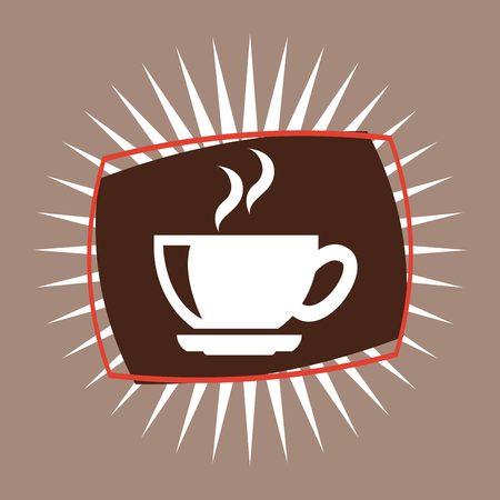 delicious coffee design, vector illustration eps10 graphicのイラスト素材