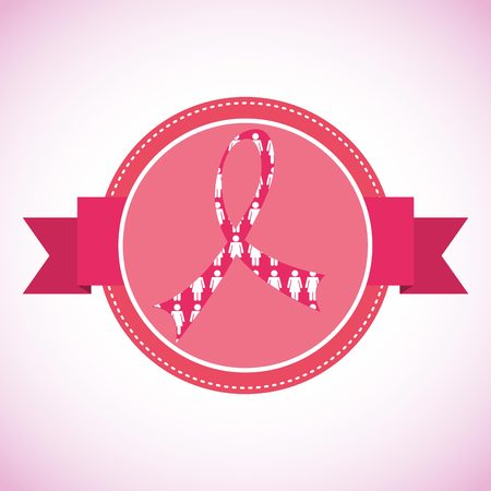 breast cancer design, vector illustration eps10 graphicのイラスト素材