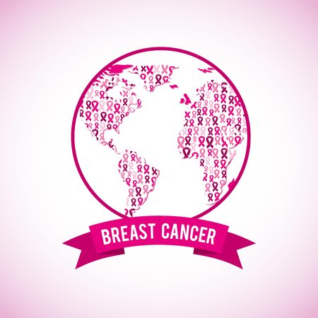 breast cancer design, vector illustration eps10 graphicのイラスト素材
