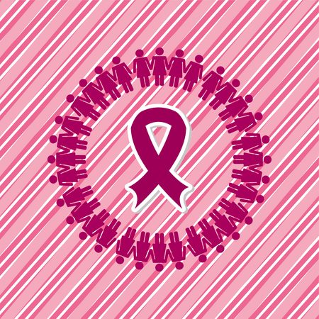 breast cancer design, vector illustration eps10 graphicのイラスト素材