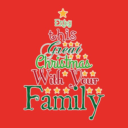 happy merry christmas design, vector illustration eps10 graphicのイラスト素材